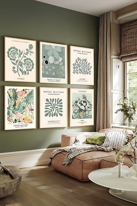 Wallity Artsycllct10 Conjunto de 6 Pinturas Decorativas Enmarcadas Wallity Artsycllct10 Conjunto de 6 Pinturas Decorativas Enmarcadas